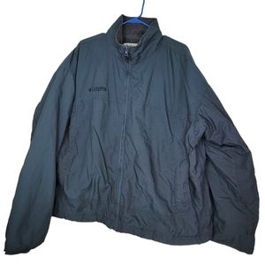 Columbia Sportswear Gray Zipper Front Winter Coat